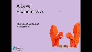 A Level Economics Spec A  Specification and Assessment [upl. by Eelyah]