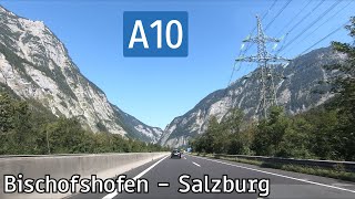 Austria A10 Bischofshofen  Salzburg Tauern Autobahn [upl. by Annirok]