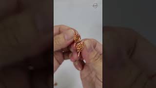 Beautiful earrings with rose and clover  Cute and easy jewelry ideas shortsvideo handmade [upl. by Akimak716]