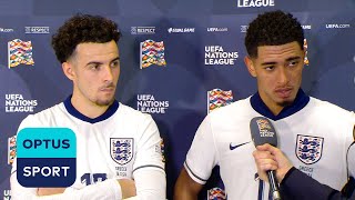 CURTIS JONES on first England goal  JUDE BELLINGHAM on belief in the players that did show up [upl. by Ettolrahs]