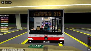 SMRT  SMB86E on 315  MercedesBenz OC500LE Batch 2 [upl. by Lorn]