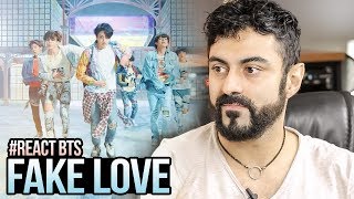 REAGINDO a BTS 방탄소년단 FAKE LOVE Official MV [upl. by Byrle]