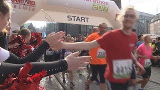 AOKHalbmarathon Die Sieger im Interview [upl. by Horwath]