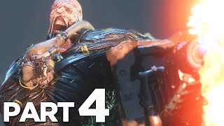 FIRST NEMESIS BOSS FIGHT in RESIDENT EVIL 3 REMAKE Walkthrough Gameplay Part 4 RE3 NEMESIS [upl. by Aven]