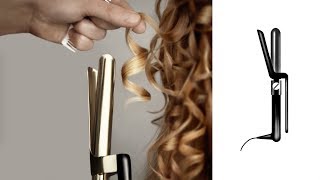 Tutorial de pelo  Cómo utilizar una tenaza de barra [upl. by Cohl884]