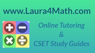 CSET Multisubject Subtest II 2 Math Official Practice Test 41 [upl. by Nnire540]