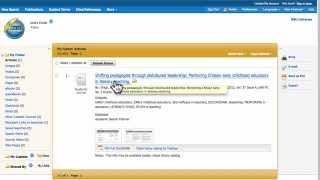 EbscoHost  Saving Searches amp Articles [upl. by Annorah605]