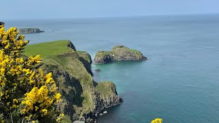 CarrickaRede rope bridge May 2024 NCL Star Ireland Cruise excursion [upl. by Olnek406]