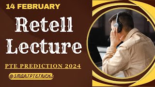 PTE RETELL LECTURERetell lecture Templates February 2024 [upl. by Aeht875]