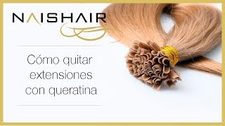 Cómo quitar Extensiones con Keratina 👩 [upl. by Latrina]