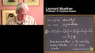 Introduction to the meter of Homeric epic with Prof Leonard Muellner [upl. by Nuriel819]