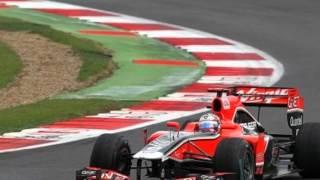 F1 Marussia driver Maria de Villota in Duxford crash [upl. by Aisya]