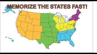 Memorize the states fast ace your test Also practice loop video available in the description [upl. by Ahsennek956]