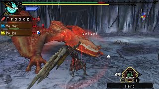 HR5 Key Quest  High Rank  Baleful Gigginox  Monster Hunter Portable 3rd PSP [upl. by Noskcire]