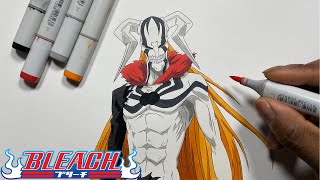 How To Draw Ichigo Vasto Lorde Step By Step Tutorial  Bleach [upl. by Aisena118]