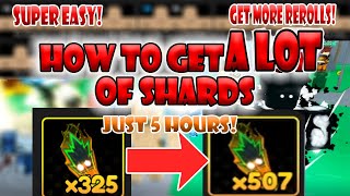 GET TONS OF SHARDS NOW EASY METHOD  Anime Fighters Simulator [upl. by Townshend547]