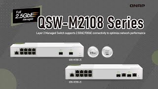 QSWM2108​Layer 2 Managed Switch supports 25GbE10GbE connectivity to optimize network performance [upl. by Bowes]