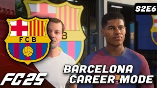 RASHFORD JOINS BARCELONA FC25 Barcelona Career Mode [upl. by Fornof767]