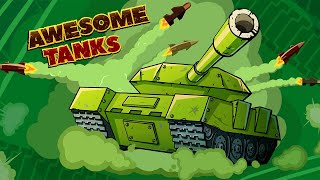 Awesome Tanks Soundtrack  ONE HOUR [upl. by Novelc]