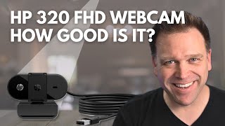 HP 320 FHD 1080p 25 budget webcam  Is it good [upl. by Breanne]