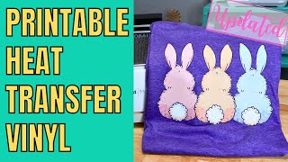 The Ultimate Guide to Printable Heat Transfer Vinyl with Cricut for beginners [upl. by Lema]