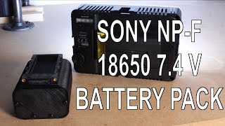 18650 Sony NPF Style 74V Battery Pack [upl. by Rexford]