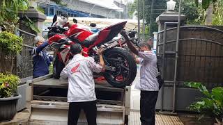 CBR250RR 2018 Delivery  Motor Baru Mendarat [upl. by Hughes]