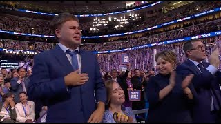 Tim Walz discusses infertility tells his family he loves them as his son gets emotional in audience [upl. by Oicnaneb]