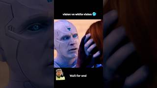 White vision vs blue vision fight scene 😱😱shorts marvel whitevision trending [upl. by Yv759]