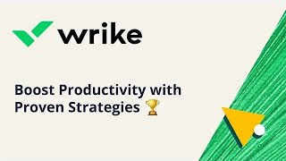 Task Management in Wrike Boost Productivity with Proven Strategies 🏆 [upl. by Htieh719]