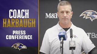 John Harbaugh Lamar Was Phenomenal  Baltimore Ravens [upl. by Sumahs]