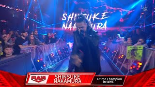 Shinsuke Nakamura Entrance  WWE Monday Night Raw February 05 2024 [upl. by Duster204]