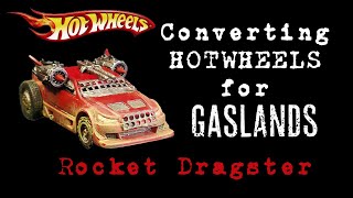 Customising Hotwheels for Gaslands Building a diecast rocket dragster [upl. by Taimi]