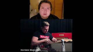 Hayden Maringer  The biggest shred collab Part IV  Jared Dines  METALHEAD REACTS [upl. by Oivaf]