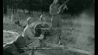 Sounds of MG42 MG34 amp MP40 Schmeisser Firing [upl. by Oralle]