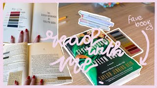 1hr real time read with me 🌸📚  lofi asmr read and annotate my favourite book with me [upl. by Gorga]