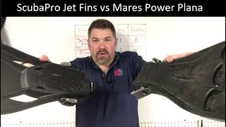 ScubaPro Jet Fin vs Mares Power Plana [upl. by Va755]