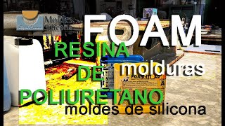 COMO SE HACE Moldura resina de poliuretano FOAMiT 15 de SmoothOn⭕ [upl. by Ley]