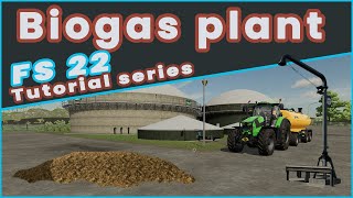 Farming Simulator 22 Production Chains Biogas  Tutorial series part 2 [upl. by Ly]