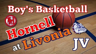 Hornell Red Raiders JV at Livonia Bulldogs JV Boys Basketball [upl. by Albers]