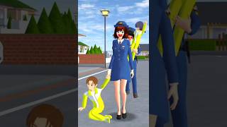 Yuta and mio are safe from theif👮‍♂️🚓sakuraschoolsimulator shortvideo trendingreels sakura [upl. by Llenrahs]