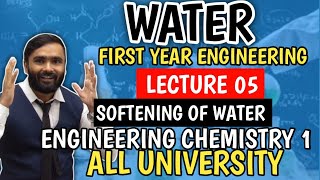 WATERLecture 05Softening of Water ENGINEERING CHEMISTRYPRADEEP GIRI SIR [upl. by Akehsat]