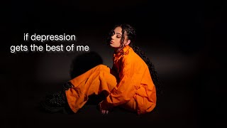 Zevia  if depression gets the best of me Official Lyric Video [upl. by Sinai543]