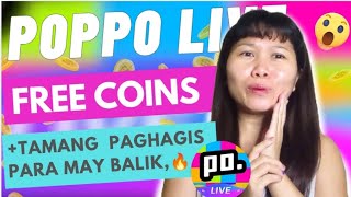 LIBRENG COINS SA POPPO LIVE  PAANO ANG TAMANG PAG HAGIS NG COINS SA POPPO LIVE [upl. by Fernas]