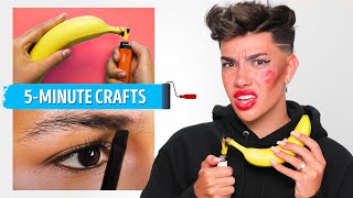 Exposing VIRAL 5 Minute Crafts Makeup Hacks [upl. by Notsek]