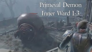 Demons Souls  Primeval Demon Location 13  Inner Ward Colorless Demon Soul [upl. by Irahc482]