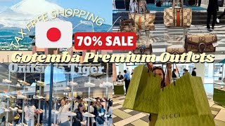 GOTEMBA PREMIUM OUTLET JAPAN  ONITSUKA TIGER OUTLET GUCCI OUTLET SALE WITH PRICES [upl. by Eyram]