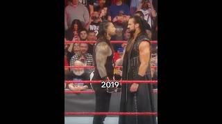 Roman reigns vs Drew McIntyre 2019 vs 2022 Edit 😮 shorts [upl. by Ayala477]