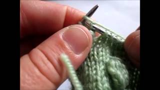 TUTO TRICOT APPRENDRE A TRICOTER DES NOPPES OU MOUCHES [upl. by Maiah]