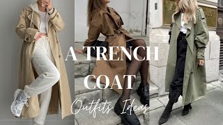 How To Wear A Trench Coat This Fall 🍁🍂 [upl. by Kcirdled136]